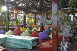 Sitting in the Bedouin-style cafes that line the shore in Dahab town is a nice way to get acquainted with the locals.